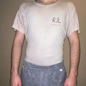 Tie dye Double R surfers graphic tee